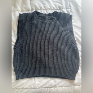 Black Knitted Sweater Vest | Forever 21